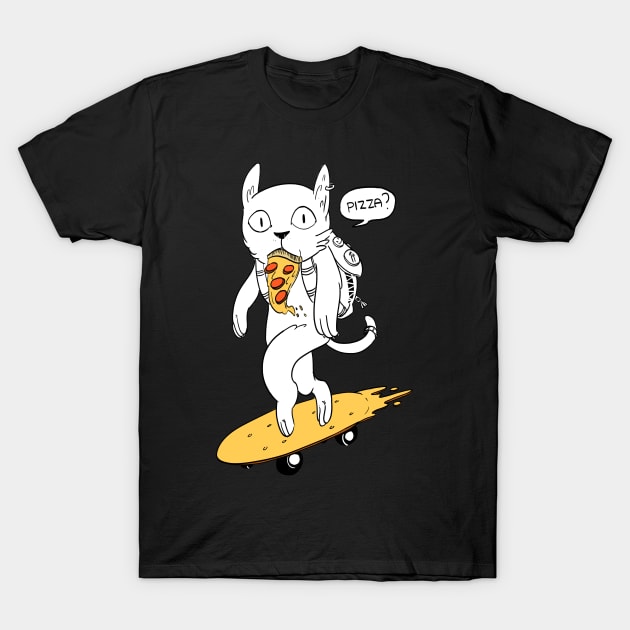 Strolling Cat T-Shirt by blackproxima